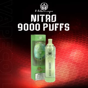 Hikevape 6000 puffs-green grap