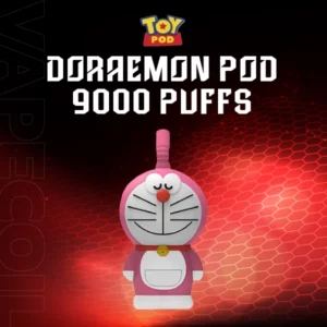doraemon pod 9000 puffs-peach