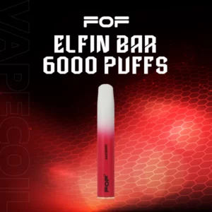 fof elfin bar 6000puffs-raspberry