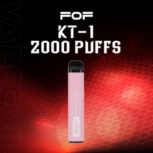 fof kt-1 disposable kit 2000 puffs-cherry blossom grape