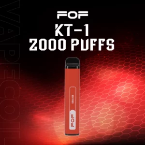 fof kt-1 disposable kit 2000 puffs- cola ice