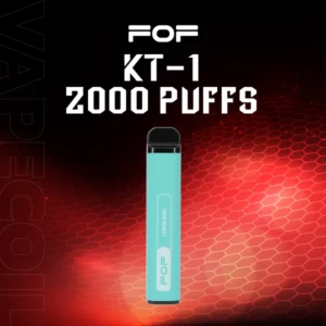fof kt-1 disposable kit 2000 puffs-lemon mint