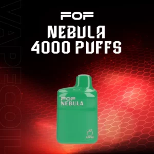fof nebula disposable pod 4000 puffs-apple