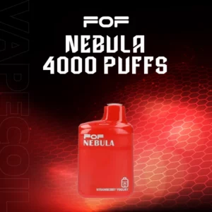 fof nebula disposable pod 4000 puffs-strawberry yogurt