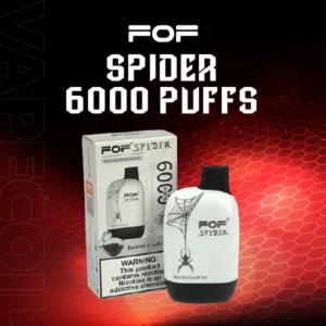 fof spider 6000 puffs-berries crush ice