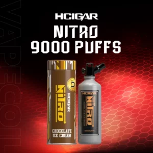 hcigar nitro 9000 puffs chocolate-icecream