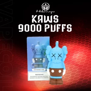 hikevape kaws 9000 puffs-blueberry ice