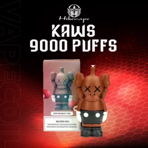 hikevape kaws 9000 puffs-lychee ice