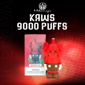 hikevape kaws 9000 puffs-watermelon