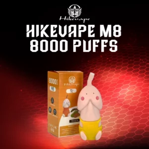 hikevape m8 disposable 8000 puffs-mango ice
