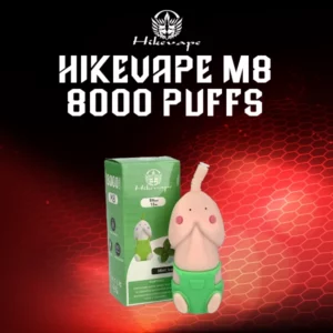 hikevape m8 disposable 8000 puffs-mint