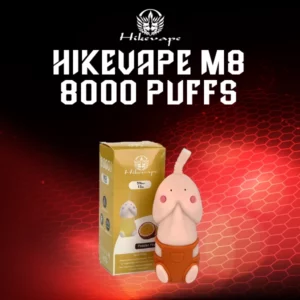 hikevape m8 disposable 8000 puffs-passion fruits