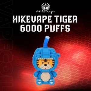 hikevape tiger 6000 puffs-blueberry ice