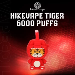 hikevape tiger 6000 puffs-watermelon ice