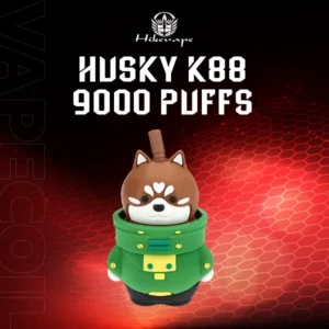 husky k88 9000Puffs-apple ice