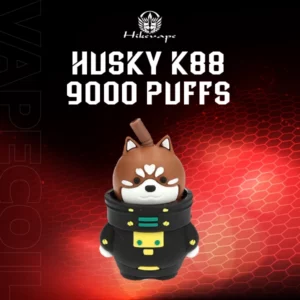 husky k88 9000Puffs-strawberry ice