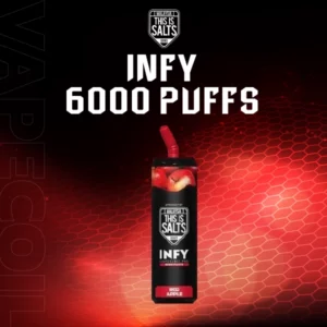 infy 6000puffs-red apple