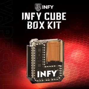 infy cube box-amber orange