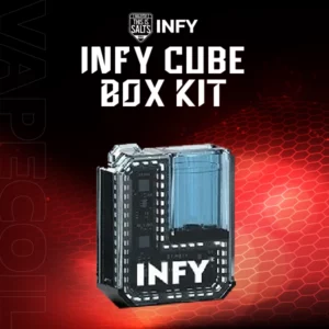 infy cube box-navy blue