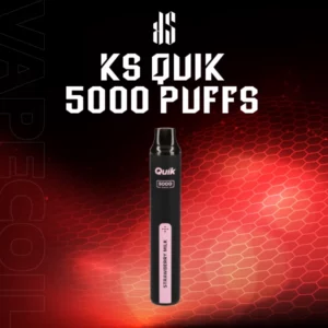 ks quik 5000 puffs strawberry milk