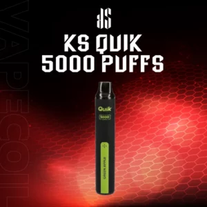 ksquik 5000 puffs-green apple