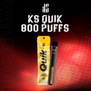 ksquik 800 puffs-classic tabacco