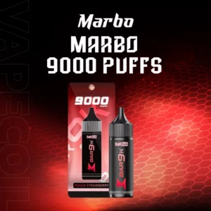 marbo 9000 puffs -peach strawberry