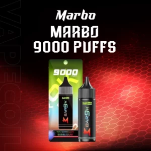 marbo 9000 puffs -watermelon bubblegum