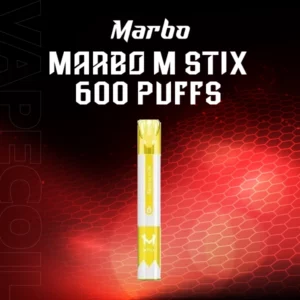 marbo m stix 1500 puffs-banana milk ice