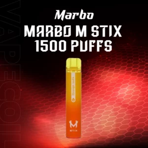 marbo m stix 1500 puffs-orange soda
