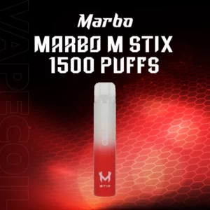 marbo m stix 1500 puffs-strawberry