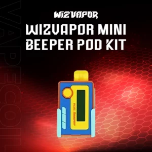 mini beeper pod kit by wizvapor-blue sunshine