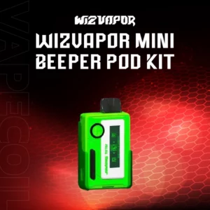 mini beeper pod kit by wizvapor-dark night