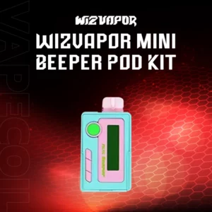 mini beeper pod kit by wizvapor-mint pinker