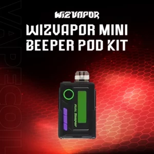 mini beeper pod kit by wizvapor-old school black