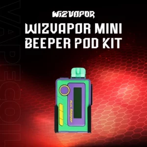 mini beeper pod kit by wizvapor-vintage purple