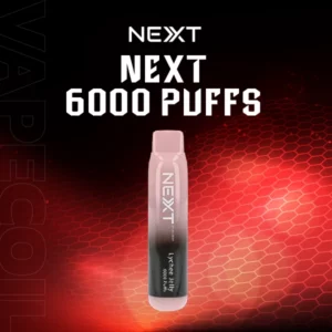next disposable 6000 puffs pod -lychee jelly