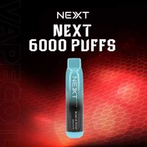 next disposable 6000 puffs pod -mineral water