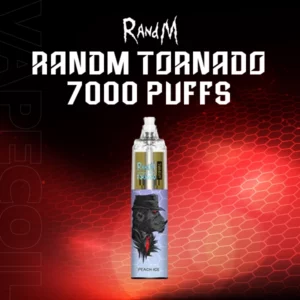 randm tornado 7000 puffs-peach ice