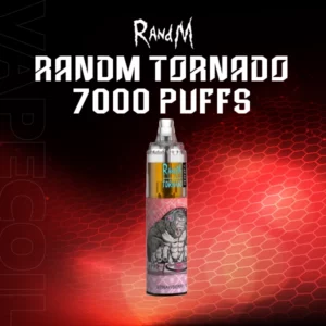 randm tornado 7000 puffs-strawberry ice