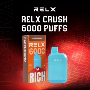 relx crush 6000-cappuccino