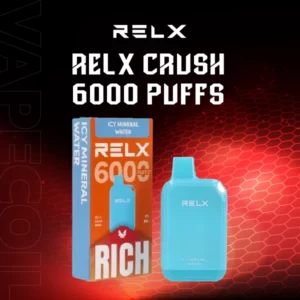 relx crush 6000-icy mineral water
