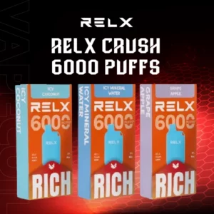 relx crush 6000 puffs
