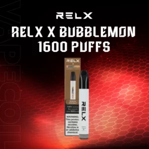 relx x bubblemon 1600 puff 1.65-banana-coconut