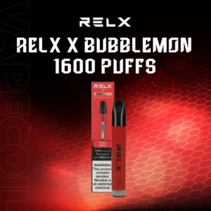relx x bubblemon 1600 puff 1.65-lemon-blueberry