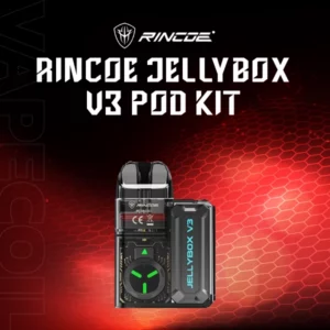 rincoe jellybox v3 pod kit-black clear