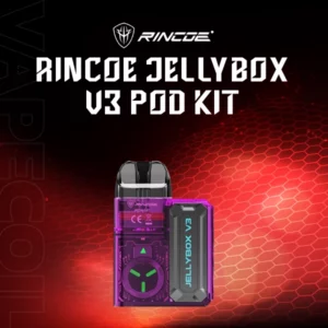 rincoe jellybox v3 pod kit-purple clear