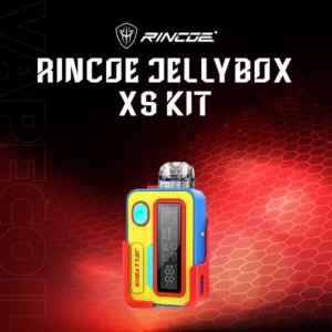 rincoe jellybox xs pod kit-blue vintage red