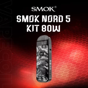 smok nord 5 kit- fluid black grey