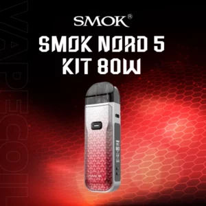 smok nord 5 kit-red grey dart